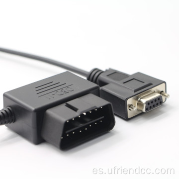 Conector del cable de extensión de diagnóstico del adaptador OBD